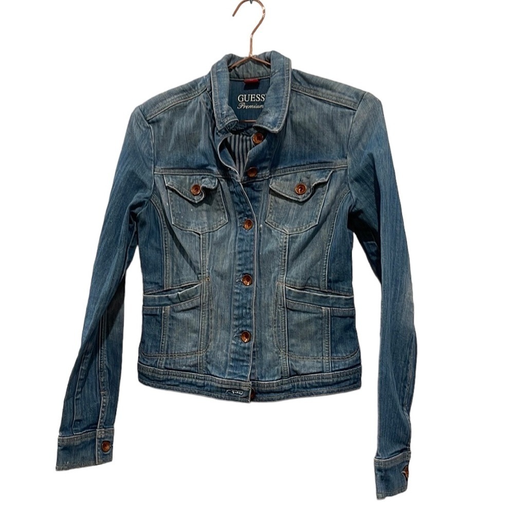 Guess jean jacket. Size medium that fits like a small